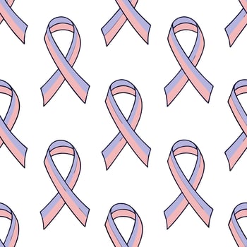 Holographic Ribbon Background concept as Design a seamless background featuring holographic ribbons symbolizing support for World AIDS Day with ample copy space for text or message Clean Pro vector