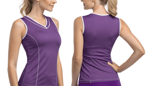 stylish volleyball jersey template vibrant purple showcases sleek design perfect for athletes. This versatile top combines comfort and performance png