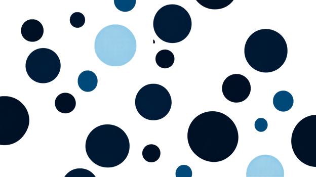Blue circles on a black background with light blue circles, cut out transparent png