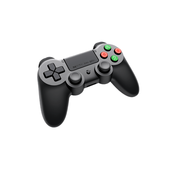 Black Gamepad Controller Isolated on Transparent Background png