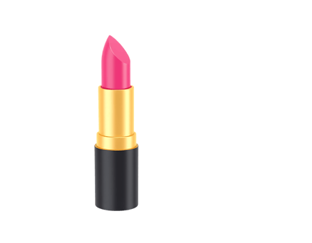 Pink Lipstick with Golden Body png