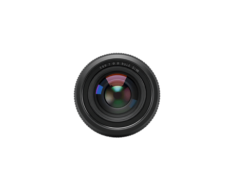 Camera lens with focus details png