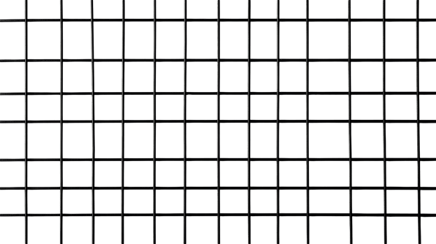 Black grid pattern with thin white lines, cut out transparent png