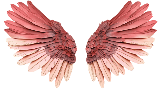Intricate wings showcase a stunning blend of colors, symbolizing freedom and spirituality. png