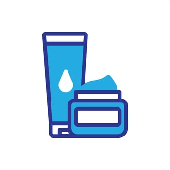 Essential Skincare Products Collection vector