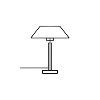 a modern table lamp png