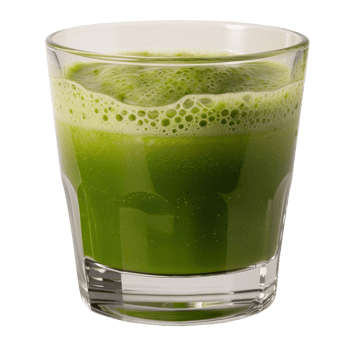 Fresh Green Juice in Clear Glass with Foam, Healthy Drink for Wellness and Detoxification png