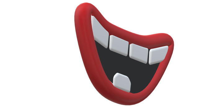 Dynamic 3D Cartoon Mouths for Characters png