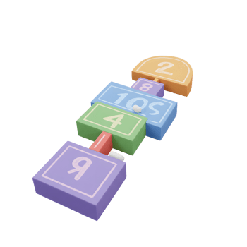 Charming pastel-colored blocks featuring handwritten numbers create a fun and engaging stacking toy. Perfect for early learning and imaginative play png