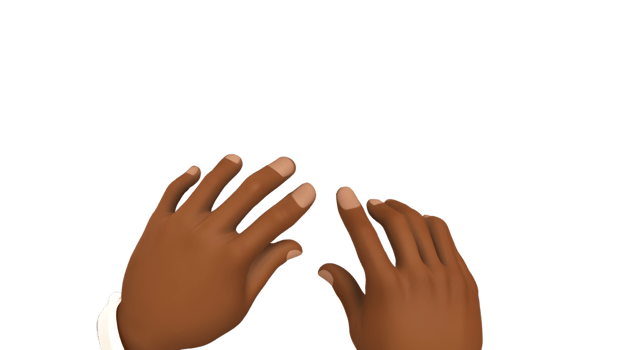Hands in a Clapping Gesture Animated Illustration for Celebration Applause and Positive Emot png