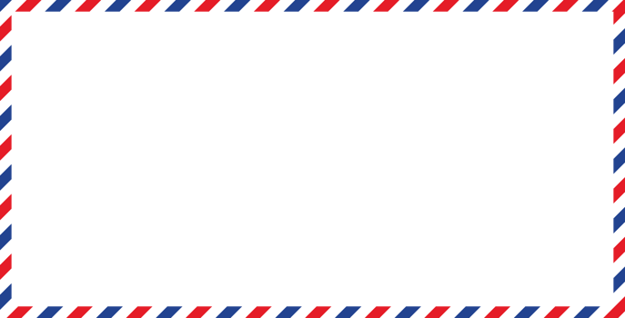 Postcard Border Line, Tape Line Isolated Element png