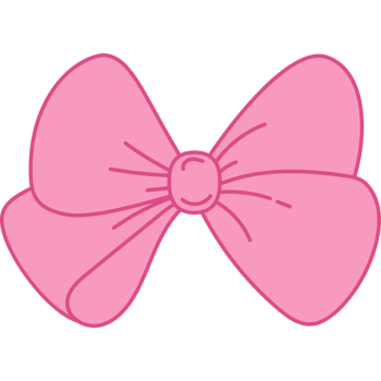 Pink Ribbon Bow Girly png