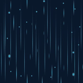 Futuristic square template with cosmic elements for digital projects and advertisements vector