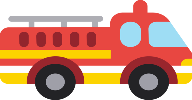 Fire truck clipart png