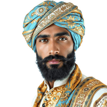 A man in a turban png