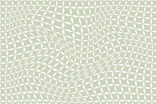 simple abstract light cool color small star grid wavy pattern wavy geometric pattern with floral shapes vector