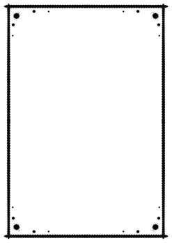 A4 frame created by black line png