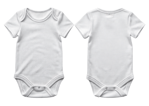 soft baby bodysuit mockup showcases simple design perfect for showcasing custom prints or designs png