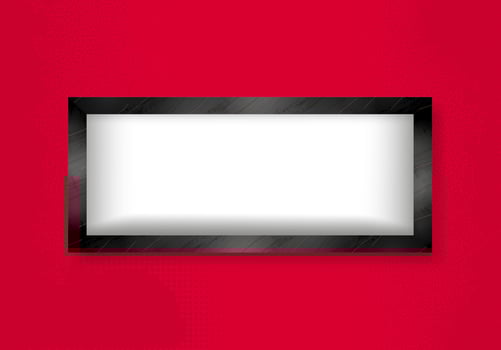 Horizontal size wooden frame vector