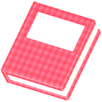 Red Notebook 3D Kawaii Stationery Stickers Illustration for Decorations png