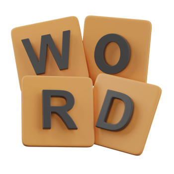 3d render wooden workd blocks game illustration png