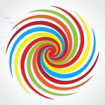 color twister design element vector