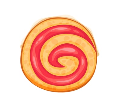 Pastry dessert font typeset jam cookie letter G vector