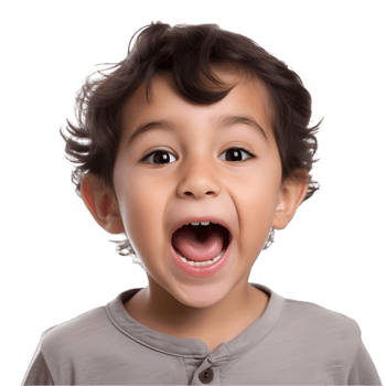 Mischievous child sticking tongue out home portrait indoor close-up playfulness png