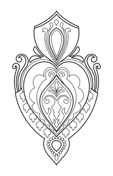 Symmetric curves for layouts, tapestries, and mandala art. png