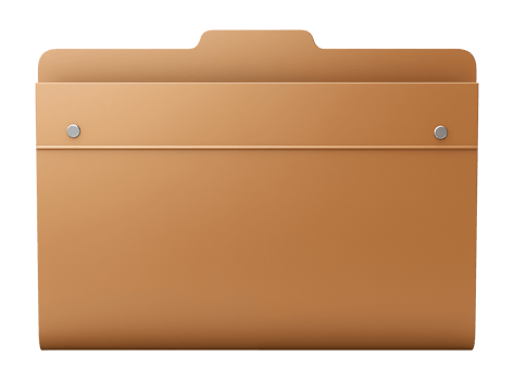 Illustration of a folder isolated on transparent background png