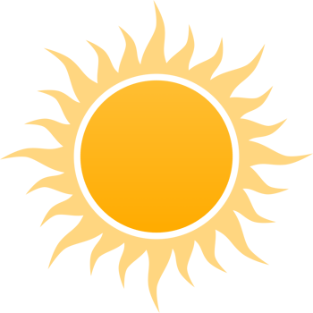 Yellow sun sunshine icon png
