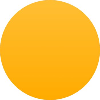 Yellow circle sun icon png