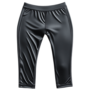 Sleek and Stylish Black Compression Leggings for Running, Yoga, and Fitness Training png