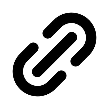 Interlocking Chain Links, Connection, Unity, and Digital Linking Concept vector