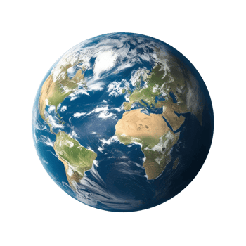 earth 3D render illustration png