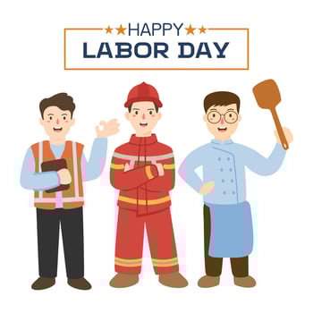 May International Labor Day vector