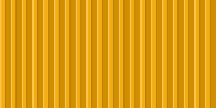 yellow sheet corrugated horizontal for roof, sheet grooved zinc board for background, galvanized iron for fences, walls, roofs, industrial cargo background vector