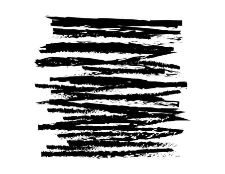 brush marks with hand drawn, ink stain, brush paint, brush stroke scratch vector