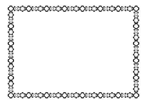 rectangle frame, border frame graphic simple, art line frame vector