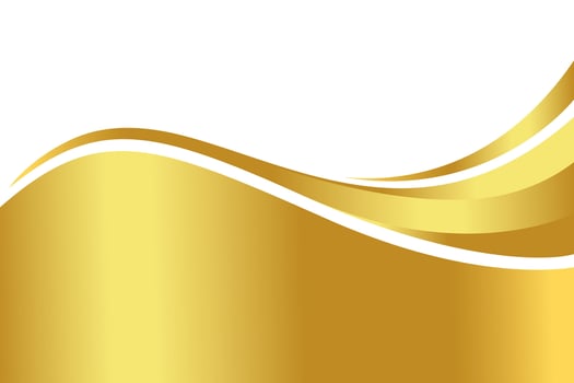 golden gradient for a banner, golden wavy shape, gold wave curve on white background, golden wave corner shape for banner, stripes ribbon golden graphic, striped gold gradient luxury vector