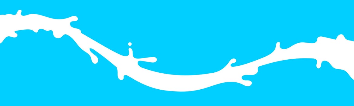 milk splash, milk simple shape, milk waves, milk splashes for advertising dairy products vector