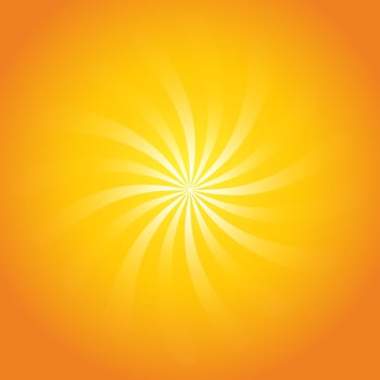 light beem on orange background vector