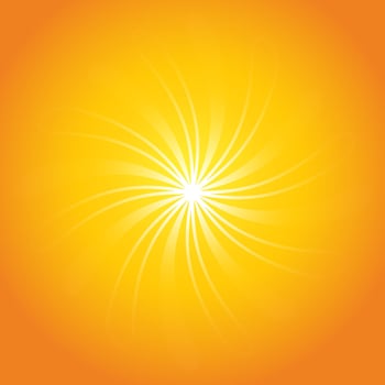 light beem transparency on orange background, sun light shine, sunlight graphic vector