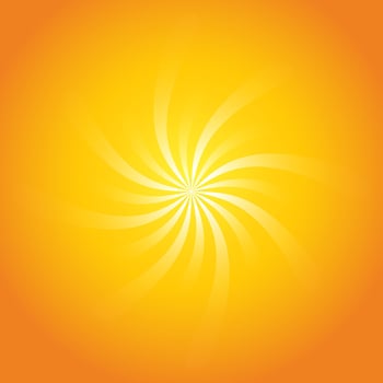 light beem transparency on orange for background vector