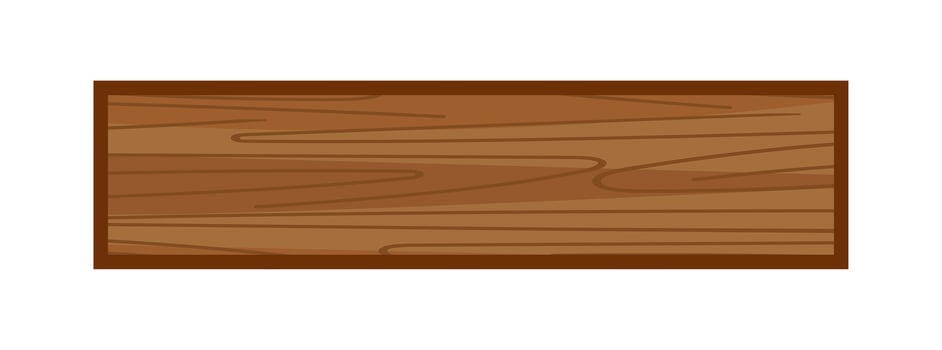 wooden sign, wood texture plank, signboard wood frame brown vector