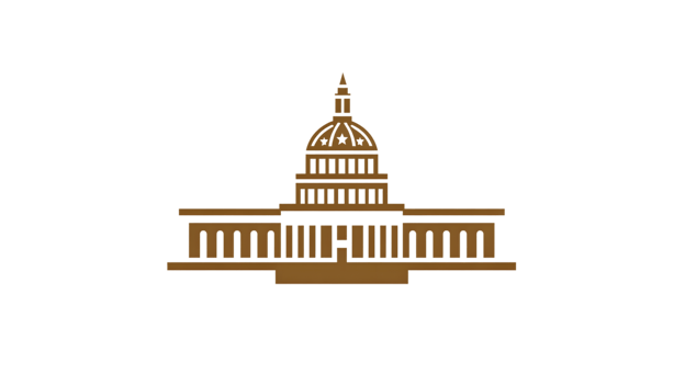 Iconic Dome Structure with Columns and Pediment Architectural Landmark Silhouette Historica png