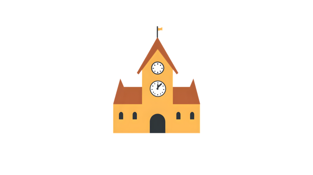 A clock tower with a flag featuring classic architecture and timepiece design for historical o png