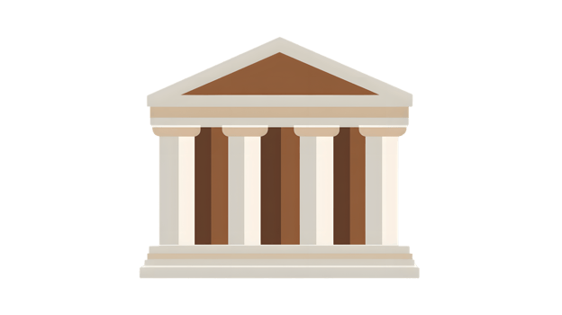 Classical Architecture with Diverse Pillars A Symbol of Inclusivity and Strength in Design png