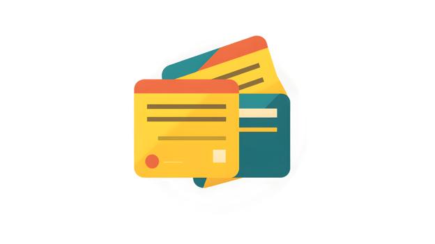 Credit Cards and Wallet Icon for Financial Services png