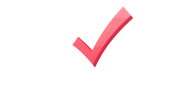Red Checkmark Icon Approval Confirmation Success Symbol for Business and Marketing Materials png